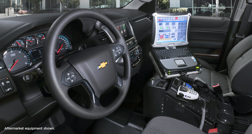 2018 Chevrolet Tahoe Police Black Interior